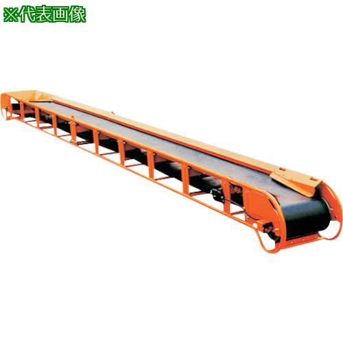 ■ワダチコンベヤ SA35型 トラフスカート一体・舟底型 ベルト幅350MM 機長5M〔品番:SA35M1.0KW5M〕【362..