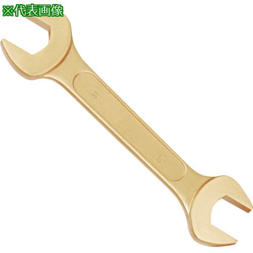 ■TAURUS 防爆両口スパナ 二面幅寸法8×10mm 全長100mm〔品番:1460810A〕【3630711:0】[店頭受取不可]