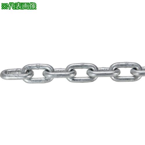 ■TRUSCO JIS F2106第一種規格相当 ロングリンクチェーン スチール ドブメッキ 線径16mm×長さ3.1M~4.0M〔品番:TIC16LGD4C〕【3636319:0】[送料別途見積り][法人・事業所限定][直送][店頭受取不可]