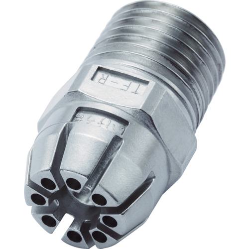 ■いけうち ラウンド形エアーノズル TAIFUJetシリーズ ステンレス鋼316L製 ネジ1/4オス Φ1.4〔品番:14MTFR8014S316LIN〕【3640698:0】[店頭受取不可]