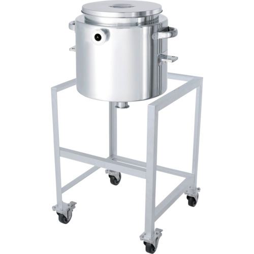 ■MONOVATE ホッパー型ジャケット汎用容器 架台付 150L〔品番:HTSTJASC565〕【3641147:0】[法人・事業所限定][外直送元][店頭受取不可]