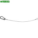 ■TRUSCO オールステンレスワイヤカットロープ両端ワッパ+片側スナップフック付 2.0Φ×300mm〔品番:SCWSF20030〕【3645152:0】[店...