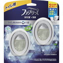 ■【在庫限り】P&G ファブリーズ W消臭 トイレ用消臭剤+抗菌 ナチュラル・マウンテン・エア 6ml×2個〔品番:372329〕【3654510:0】[店頭受...