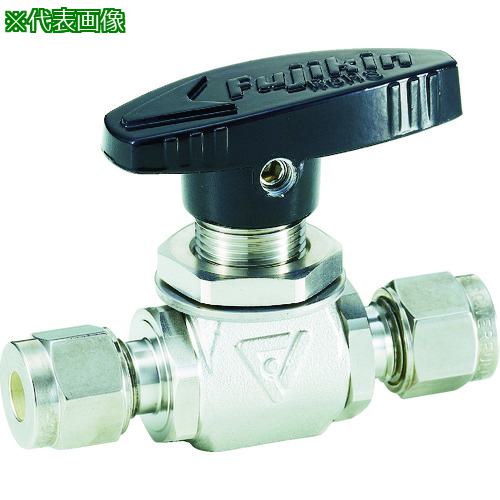■Fujikin 【売切廃番】SUS製4.90MPaパネルマウント式ボール弁PUBV954〔品番:PUBV954〕【3655326:0】[店..