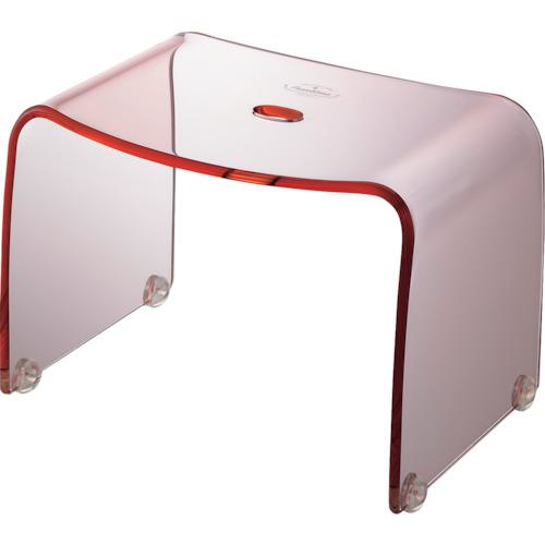 ■RISU フランクタイム バスチェアー M クリアピンク《4個入》〔品番:GFRK012〕【3660135×4:0】[送料別途見積り][法人・事業所限定][外直送][店頭受取不可]