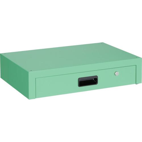 ■TRUSCO ツールワゴン ラビットワゴン用引出1段 600X400 ヤンググリーン〔品番:RBW64VYG〕【3663159:0..