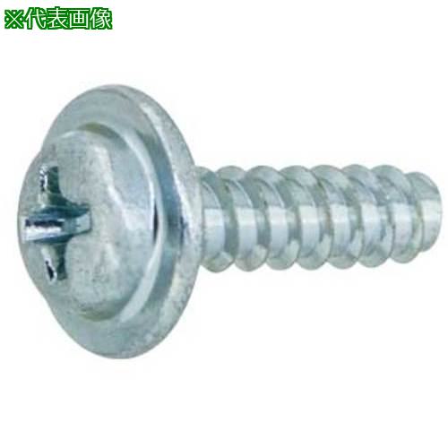 ■SUNCO 三価ホワイト Pタイプナベ 2×5 (400本入)〔品番:300020000020005003400P〕【3673422:0】[送料別途見積り][掲外取寄][店頭受取不可]
