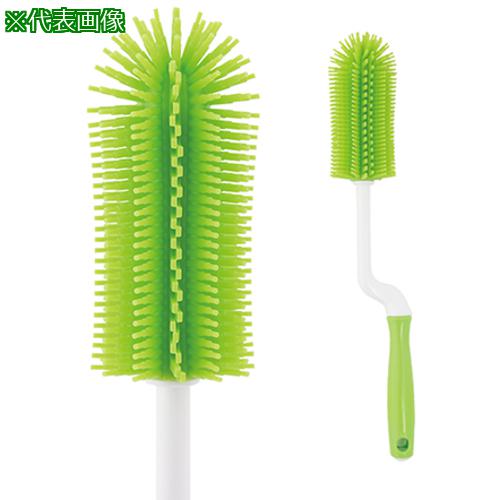 ■AS 緑 シリコン回転式ブラシ 〔品番:7736902〕【3678341:0】[送料別途見積り][掲外取寄][店頭受取不可]