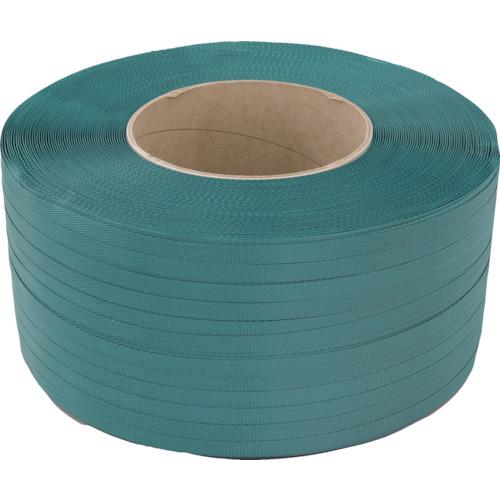 ■積水 梱包機用リサイクルPPバンド エコリターン RX-EC 15×2500m ミドリ〔品番:15RXECG〕【3684225:0】[店頭受取不可]