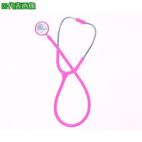 ■AS バイタルナビ聴診器ピンク 〔品番:7341405〕【3690828:0】[送料別途見積り][掲外取寄][店頭受取不可]