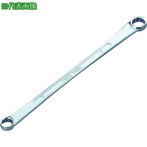 ■TONE ロングめがねレンチ(15°) 10X12mm〔品番:M151012〕【3698581:0】[店頭受取不可]