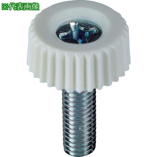 ■TRUSCO 十字穴付化粧ビス M4×6 白(10個入)〔品番:TRKSC46〕【3701523:0】[店頭受取不可]