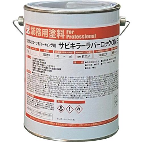 ■BANーZI 防錆塗料 ラバーロック(1液) 4kg グレー〔品番:BSKROK04C〕【3701656:0】[法人・事業所限定][外直送元][店頭受取不可](4)