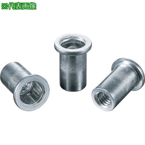 ■エビ ブラインドナット“エビナット”(平頭・アルミ製) 板厚2.5 M6X1.0(1000個入)〔品番:NAD625M〕【3723585:0】[店頭受取不可]