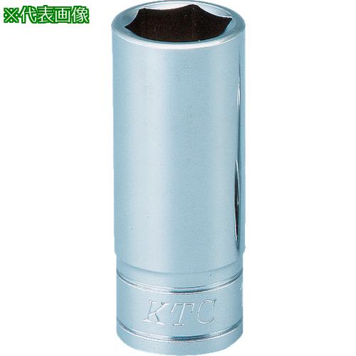 ■KTC 9.5sq.セミディープソケット(六角) 対辺寸法19mm 差込角9.5mm 全長50mm〔品番:B3M19〕【3732177:0..