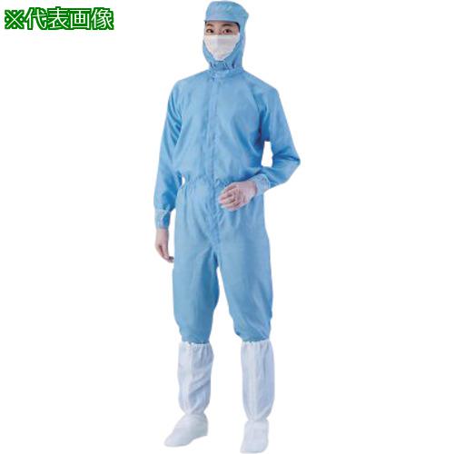 ■AS 青LL 異物混入対策ツナギ服AS1401〔品番:4238004〕【3735509:0】[送料別途見積り][掲外取寄][店頭受取不可]