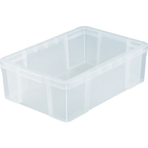 ■TRUSCO THC型コンテナ 有効内寸375X245X134 透明〔品番:THC13B〕【3747905:0】[店頭受取不可]
