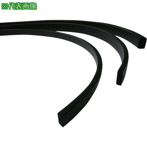 ■AS 角10×20 フッ素ゴムスポンジ紐 〔品番:4212406〕【3750238:0】[送料別途見積り][掲外取寄][店頭受取不可]