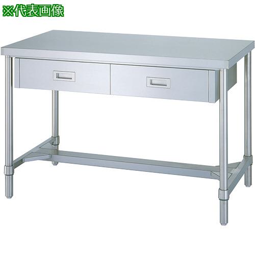 ■AS ステンレス作業台 WDH-12090 〔品番:1656526〕【3754035:0】[送料別途見積り][掲外取寄][店頭受取..