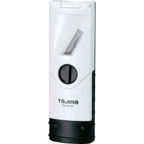 ■タジマ ボードカンナ 面取り用 全長180mm V30 白色〔品番:TBK180V30〕【3772969:0】[店頭受取不可]