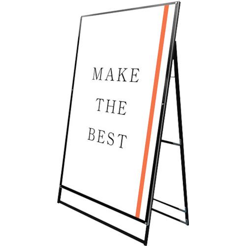 ■TOKISEI ポスター用スタンド看板 B0両面ブラック〔品番:PSSKB0RB〕【3773414:0】[送料別途見積り][法人・事業所限定][外直送][店頭受取不可]