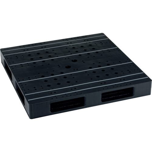 ■RISU リサイクルパレット HB-R4・1111両面四方差し〔品番:HBR41111BK〕【3778942:0】[送料別途見積り][法人・事業所限定][外直送][店頭受取不可]