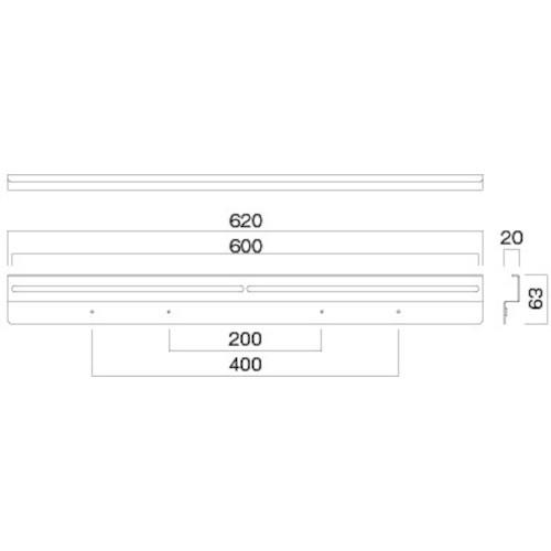 ■HAMILEX 変換金具〔品番:QPC600B〕【3791487:0】[法人・事業所限定][外直送元][店頭受取不可]