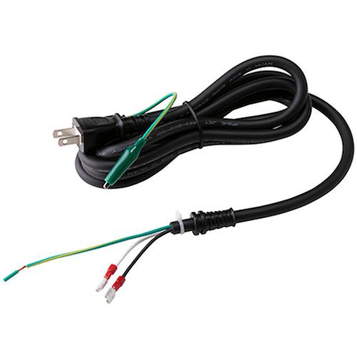 ■Suiden 電源コード組品(2.1M)SJF-1V 耐トラ アース長100〔品番:1231604003〕【3817166:0】[送料別途見..