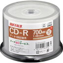 ■BUFFALO 光学メディア CD-R PCデータ用 700MB 法人チャネル向け 50枚+5枚〔品番:ROCR07D055PWZ〕【3822056:0】[店...