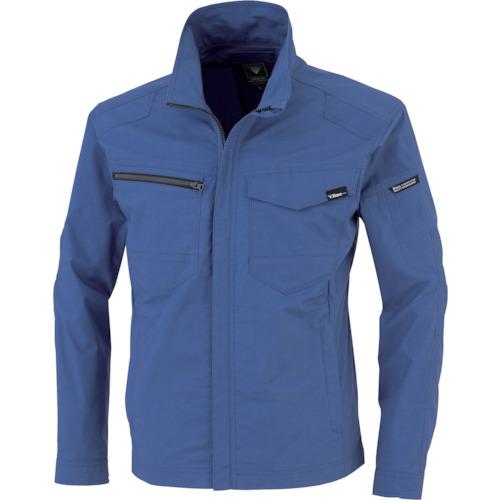 ■XEBEC TCストレッチ長袖ブルゾン1714-40-L ブルー〔品番:171440L〕【3829134:0】[送料別途見積り][掲外取寄][店頭受取不可]