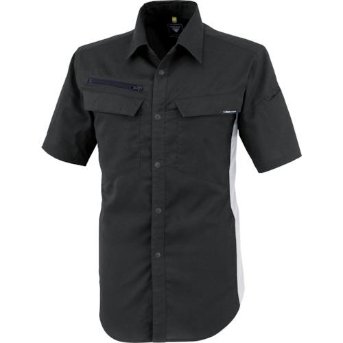 ■XEBEC 裏綿ストレッチ半袖シャツ1512-90-L〔品番:151290L〕【3829229:0】[送料別途見積り][掲外取寄][店頭受取不可]