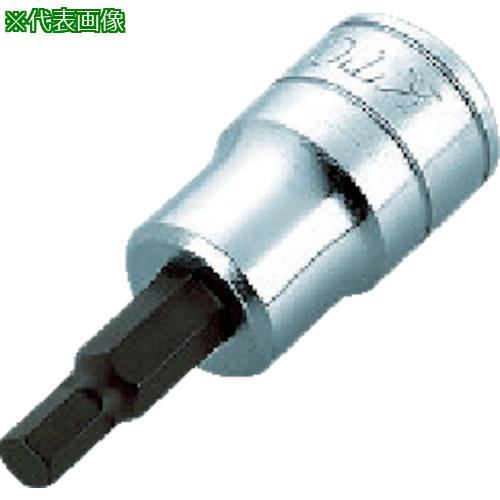 ■KTC 9.5sq.ショートヘキサゴンビットソケット5/16inch〔品番:BT3516S〕【3836525:0】[店頭受取不可]
