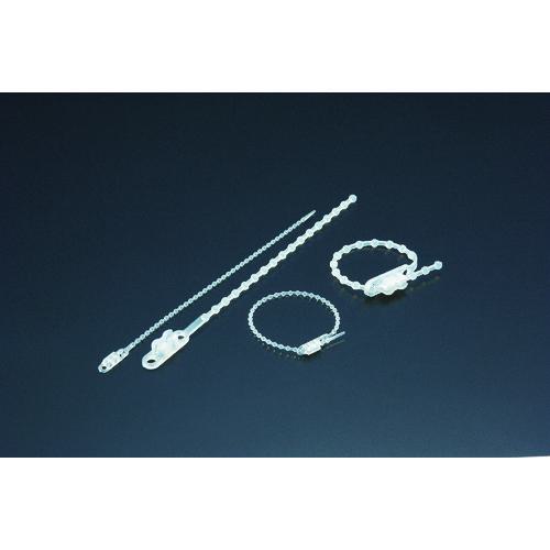 ■TRUSCO ダブルヘッドノットタイ 幅2.0mmX145mm最大結束φ35白〔品番:TRKTV145E〕【3843416:0】[店頭受取不可]