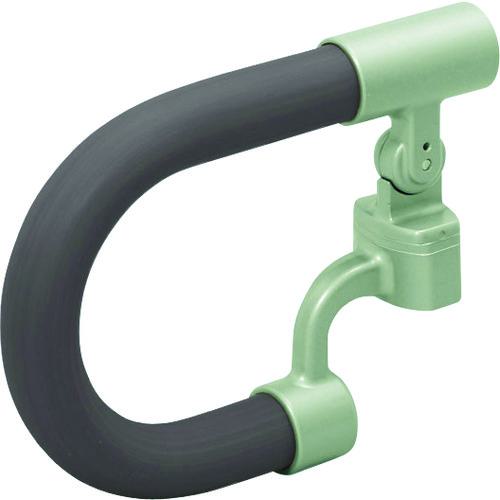 ■アロン 【売切廃番】アロン 安寿アプローチ用手すり エンド手すり(高さ調節無し用) ブラウン〔品番:535984〕【3846121:0】[店頭受取不可]