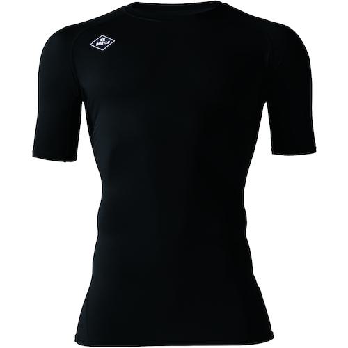 ■BURTLE 半袖エアーフィット 4071-35-XXL ブラック〔品番:407135XXL〕【3848966:0】[店頭受取不可]