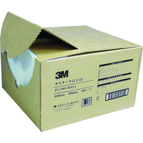 ■3M ダスタークロスBS 200X660mm (100枚入)〔品番:DCBSM〕【3857824:0】[店頭受取不可]