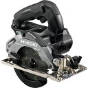 ■HiKOKI コードレス丸のこ 36V 125mm(黒鯱チップソー付) 本体のみ ブラック〔品番:C3605DASKNNB〕【3878658:0】[店頭受取不...