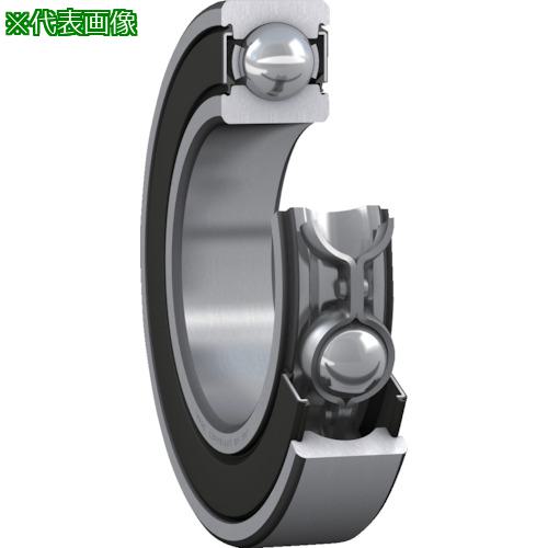 ■SKF 単列深溝玉軸受 軸受両端接触シール 内径100mmX外径180mmX幅34mm〔品番:62202RS1〕【3881572:0】[店頭受取不可]