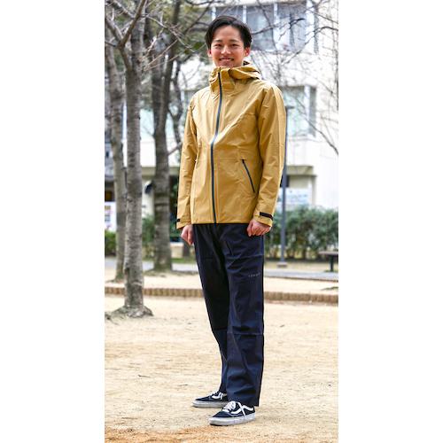 ■TRUSCO 高耐候・軽量ストレッチレインウェア ベージュ L〔品番:TRESWLBE〕【3888342:0】[店頭受取不可]