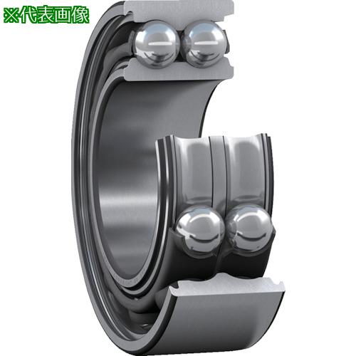 ■SKF 複列アンギュラ玉軸受 接触角30° 内径20mmX外径52mmX幅22.2mm〔品番:3304ATN9〕【3904353:0】[店..