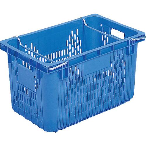 ■サンコー コンテナ サンテナーA#50M(PE)ブルー 104615〔品番:10461501BL503〕【3909452:0】[送料別途見積り][法人・事業所限定][外直送][店頭受取不可]