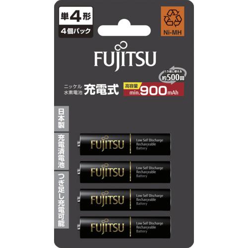 ■FDK ニッケル水素充電池 高容量タイプ 単4 (4本入)《10Pk入》〔品番:HR4UTHC4B〕【3911485×10:0】[送料別途見積り][掲外取寄][店頭受取不可]