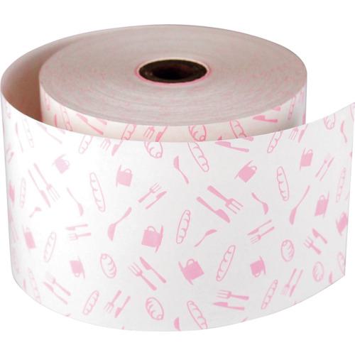 ■グリーンクロス ファンシーレジ用紙 58mm幅 カフェ ピンク 3巻入り〔品番:6300027997〕【3928823:0】[法人・事業所限定][外直送元][店頭受取不可]