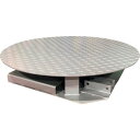■シグマー ステンレス製ストレッチフィルム包装機 最大荷重1000Kg ターンテーブル径1200mm〔品番:SSP10120SUS〕【3940451:0】[送料...