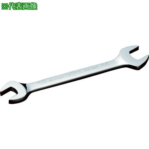 ■nepros 両口スパナ 二面幅5.5×7mm 全長100mm〔品番:NS205507〕【3953025:0】[店頭受取不可]