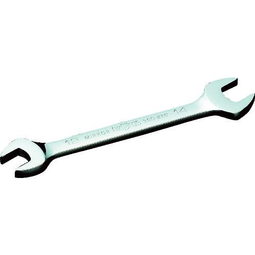 ■nepros 両口スパナ 二面幅12×14mm 全長155mm〔品番:NS21214〕【3953068:0】[店頭受取不可]