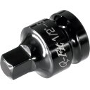 ■アストロプロダクツ AP Q-Fit インパクト用 サイズ変換アダプター 1/2DR-3/8DR〔品番:2002000034335〕【3979433:0】[送...