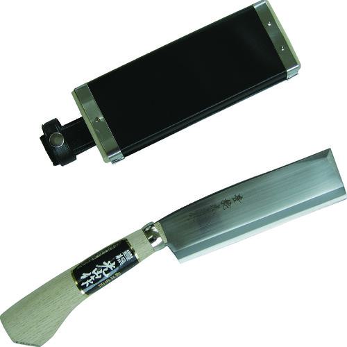 ■豊稔 光山作 安来鋼青紙付 片刃腰鉈165mm〔品番:HT3516〕【3990249:0】[店頭受取不可]
