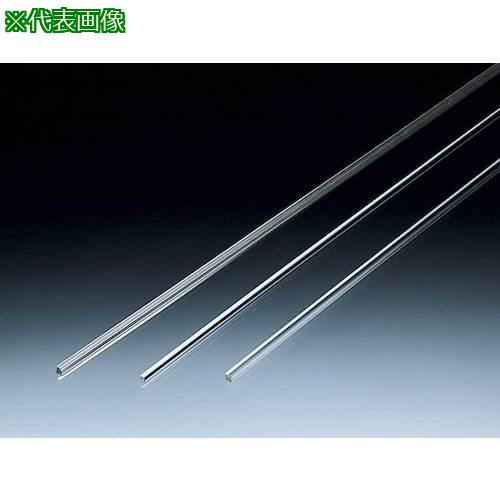 ■サンプラ アクリル補強棒 三角 3MMX3MM 1KG〔品番:08301〕【4001579:0】[送料別途見積り][掲外取寄][店頭受取不可]