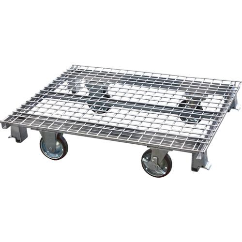 ■TRUSCO ネットパレットベース 1200X1000X250 キャスター付〔品番:TNPB7CA〕【4021...